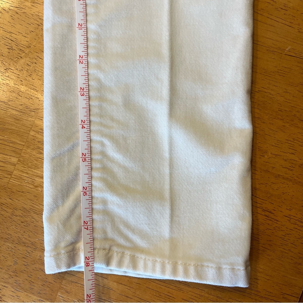 Talbots Velveteen Women's Cream Straight Leg Jeans - Size 0P - Picture 4 of 4